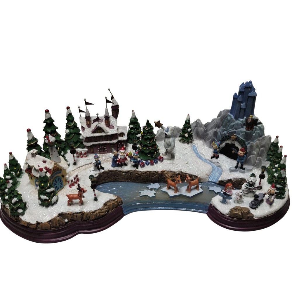 Hawthorne Village Rudolphs Christmas Cove Masterpiece Sculpture A0026 14 inch